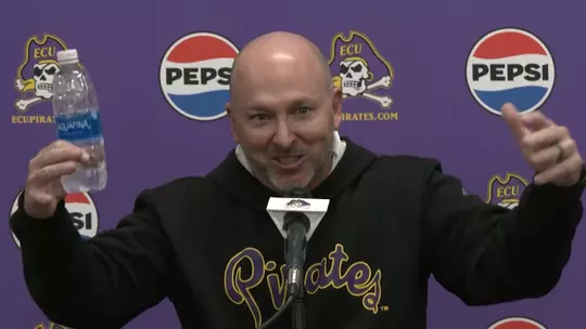 Poster image for East Carolina Postgame Press Conference (Nov. 15, 2025)