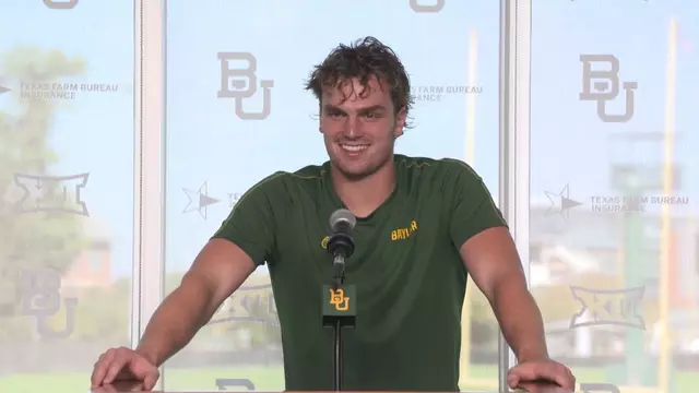 Poster image for Baylor Football: Weekly Press Conference with Sawyer Robertson | October 20, 2025