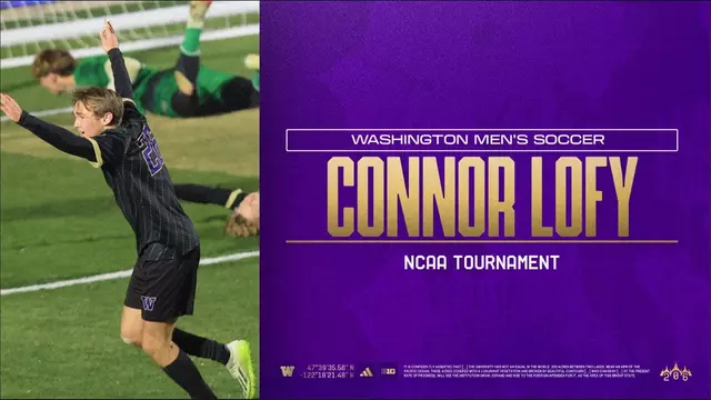 Poster image for Connor Lofy NCAA Highlights: Washington Men's Soccer