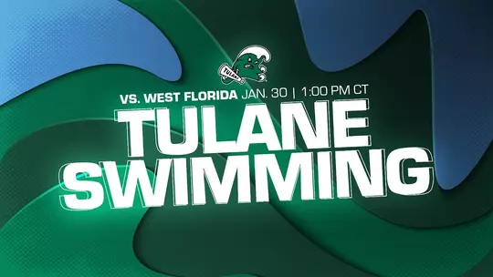 Poster image for Tulane Swimming vs West Florida