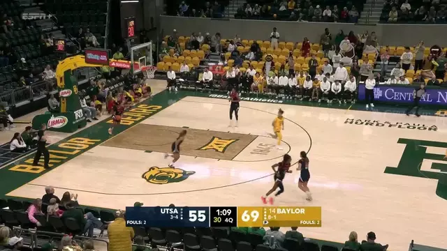 Poster image for Baylor Basketball (W): Taliah Scott Highlights (19 PTS) vs. UTSA | December 7, 2025