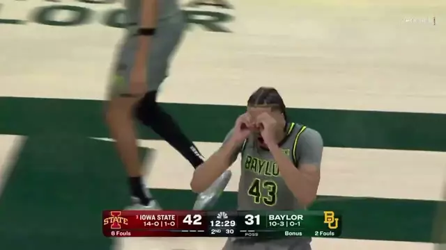 Poster image for Baylor Basketball (M): Cameron Carr (17 PTS) Highlights vs. Iowa State | January 7, 2026