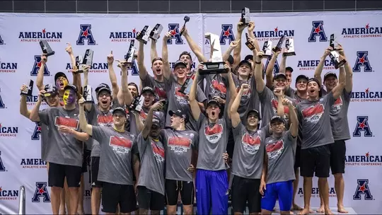 Poster image for 2020 ECU Men's Swimming & Diving American Athletic Conference Champions