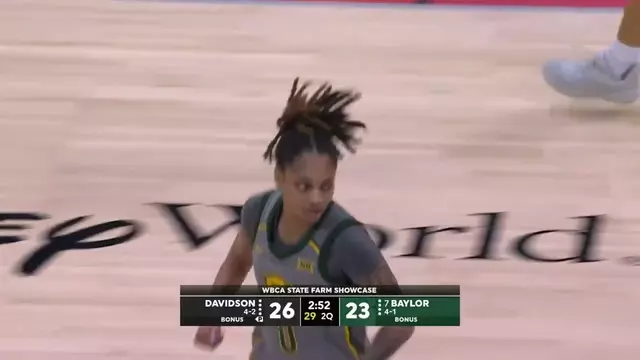 Poster image for Baylor Basketball (W): Taliah Scott (22 PTS) Highlights vs. Davidson | November 22, 2025