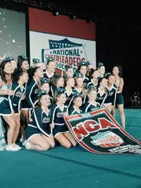 Poster image for CBU Cheer All-Girl Intermediate 2024 NCA National Champions