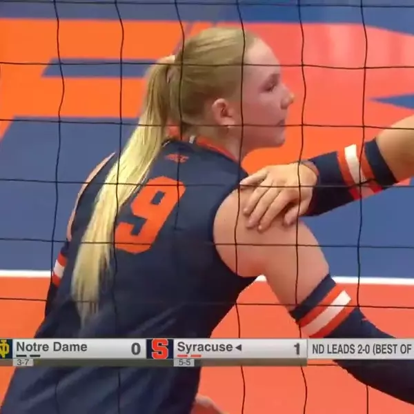 Image related to Highlights | Syracuse Volleyball vs. Notre Dame