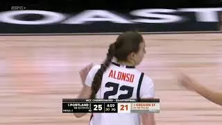Highlights | Oregon State WBB Advances to the WCC Semifinals with 60-50 Win