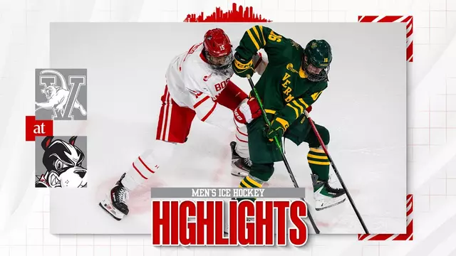 Poster image for Highlights: Men's Ice Hockey vs. Vermont (12/6/25)