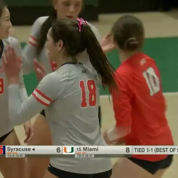 Image related to Highlights | Syracuse Volleyball at Miami