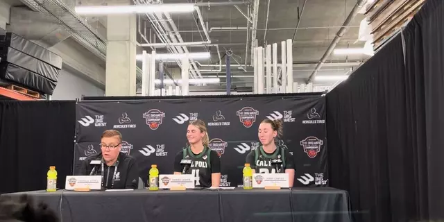 Poster image for Cal Poly Women's Basketball Postgame Press Conference Big West Championship- UCSB (March 12, 2025)