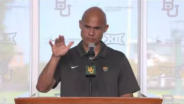 Poster image for Baylor Football: Weekly Press Conference with Dave Aranda | October 20, 2025