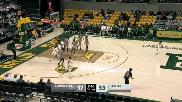 Poster image for Baylor Basketball (W): Darianna Littlepage-Buggs Highlights (10 PTS) vs. Alabama State | December 9,