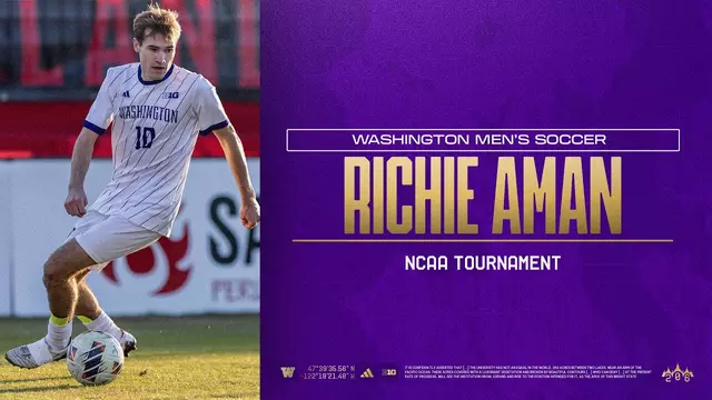 Poster image for Richie Aman NCAA Highlights: Washington Men's Soccer