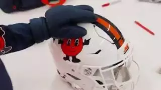 Image related to Syracuse Debut's Otto The Orange Helmets