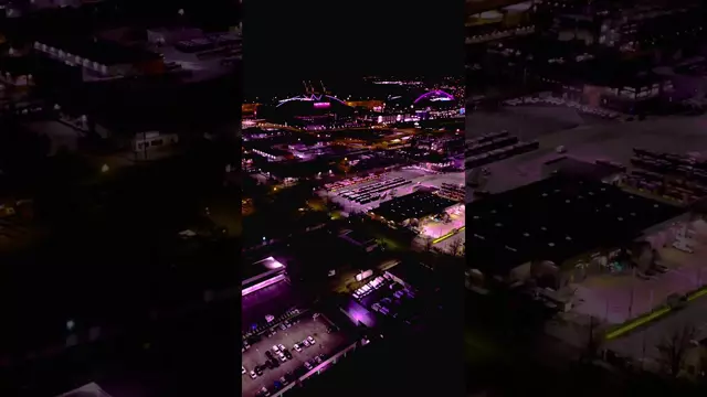 Poster image for Lit up our city purple for the champs 💜 #gohuskies #seattle #nationalchamps #soccer #ncaa