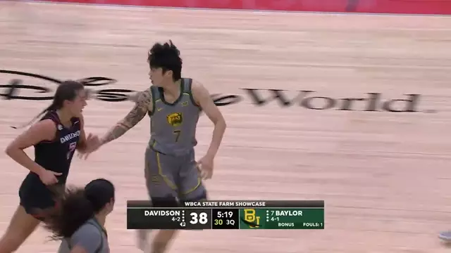 Poster image for Baylor Basketball (W): Yuting Deng (12 PTS) Highlights vs. Davidson | November 22, 2025