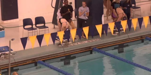 Poster image for Akron Zips Women's Swimming & Diving vs Ball State / Toledo (Oct. 23, 2015)