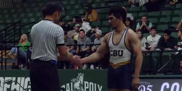 Poster image for Cal Poly vs. Cal Baptist, Wrestling Highlights -- Dec 20th, 2025