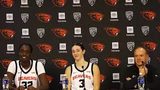 Scott Rueck, Néné Sow, Jenna Villa | WBB Postgame Press Conference vs. Utah State