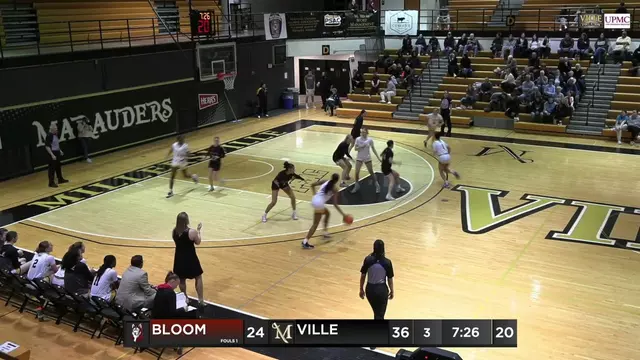 Poster image for Highlights: Millersville Women's Basketball vs. Bloomsburg (February 19, 2025)