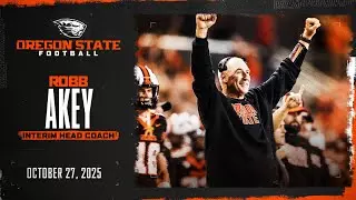 Oregon State Football Press Conference: Interim Head Coach Robb Akey (Oct. 27, 2025)