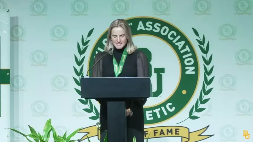 Poster image for Baylor Athletics Hall of Fame: Samantha Schaefer Induction Speech