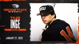 Oregon State Baseball Interview: Tyler Inge (1/27/26)