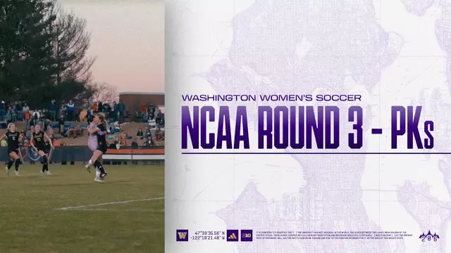 Poster image for Washington Soccer vs. Virginia | NCAA Tournament Penalty Shots