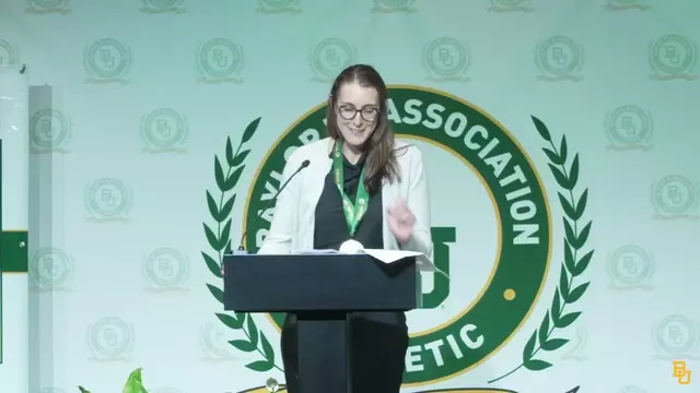 Poster image for Baylor Athletics Hall of Fame: Taylor Ormond Induction Speech