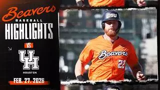 Oregon State Baseball Highlights: 2/27/26 vs. Houston