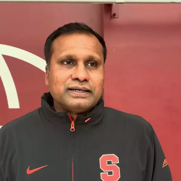 Image related to Head Volleyball Coach Bakeer Ganesharatnam Post Game Press Conference vs Boston College | 10.22.2025