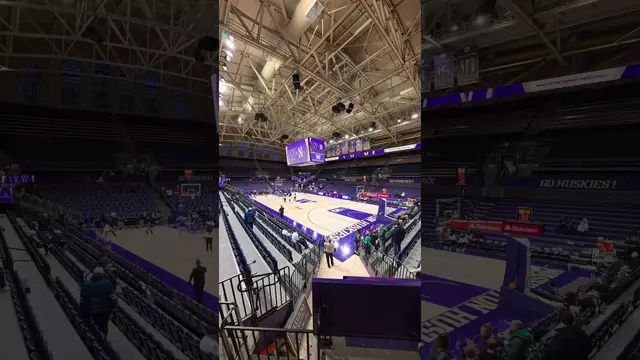 Poster image for Another 10/10 night of WBB 🙂↕️ #gohuskies #timelapse #arena #hoops #basketball