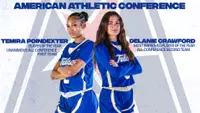 Poindexter and Crawford Win Top Honors in American Athletic Conference