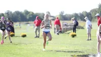 Tulsa women's cross country at 2025 Gans Creek Classic.