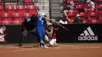 Claira Skaggs swings the bat against Jacksonville State