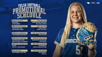 Tulsa Softball promo schedule
