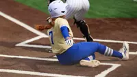 Claira Skaggs slides into home against Army
