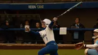 Maci Cole swings the bat against UTSA
