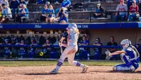 Amber Turner swings at a pitch against South Dakota State