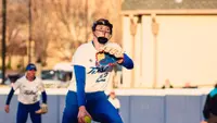 Makenzie Freeman delivers a pitch