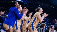 TU WBB Bench vs houston christian