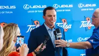 DJ Gasso talks to the media at his introductory press conference