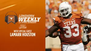 October 9, 2026 | Lamarr Houston, Coach Sarkisian and Craig Way.