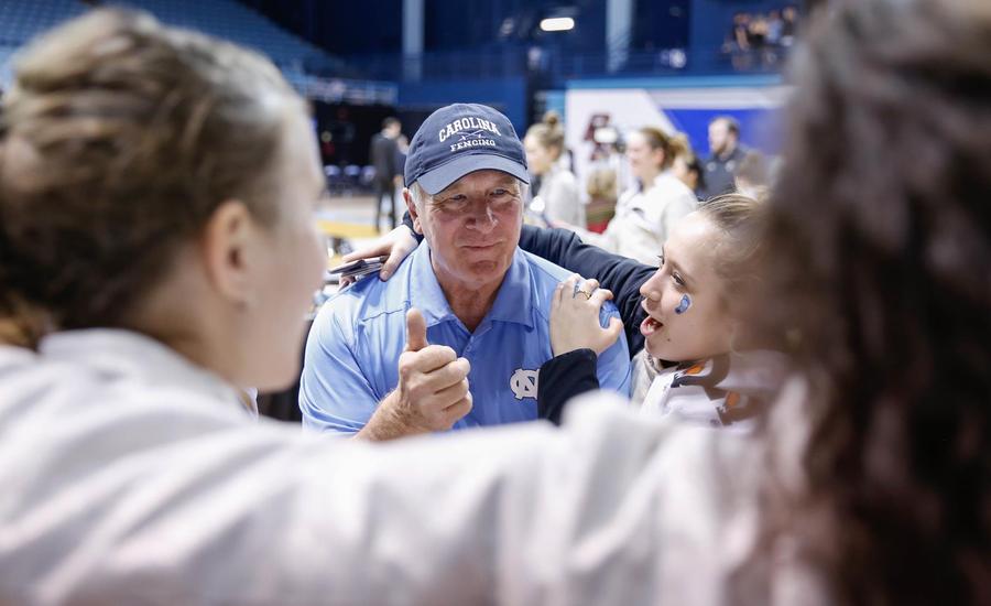 UNC fencing athletes reflect on lessons, memories from Ron Miller’s coaching career