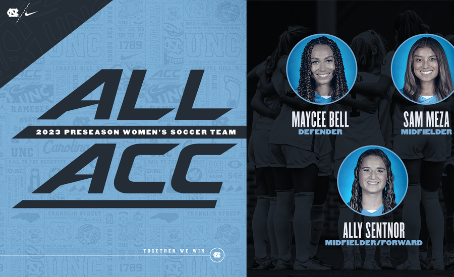 ACC women’s soccer favorite UNC places three on preseason All-ACC team