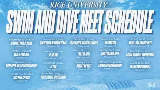 Swimming Rice Swimming & Diving - Rice University Athletics