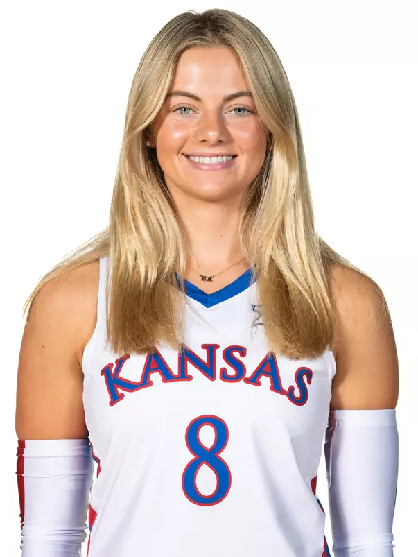 Ellie Rice Kansas 2025 Women's Volleyball Roster - University of Kansas
