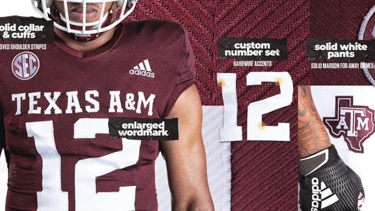 Texas a&m online football jersey custom