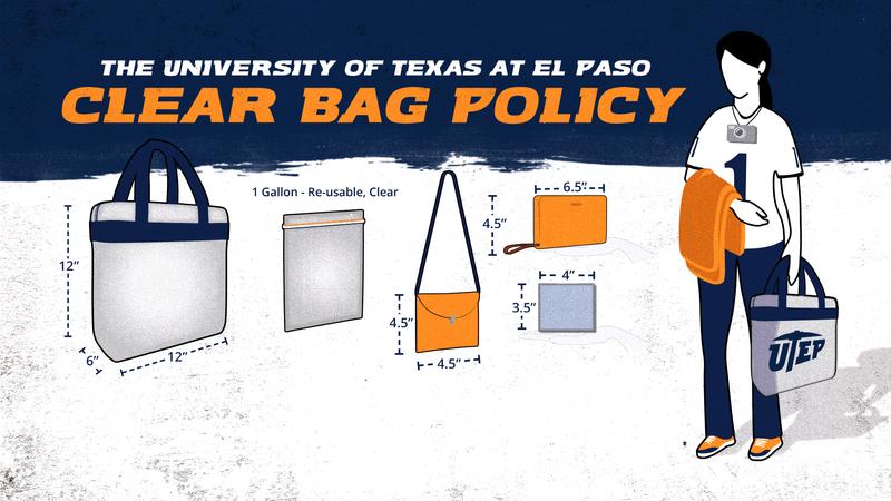 UTEP Athletics Clear Bag Policy - UTEP Miners
