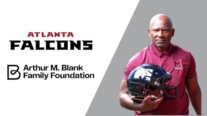 football helmet atlanta Clark-Atlanta Panthers Authentic Cutout charge from the standard authentic helmets due to its chrome mask and oversized decals Arthur M. Blank Family Foundation,